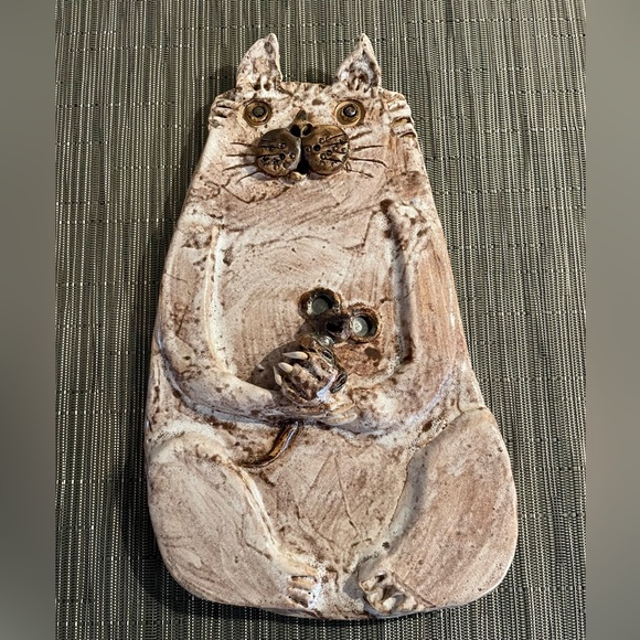 Cat and Mouse walk hanging art - Picture 1 of 4